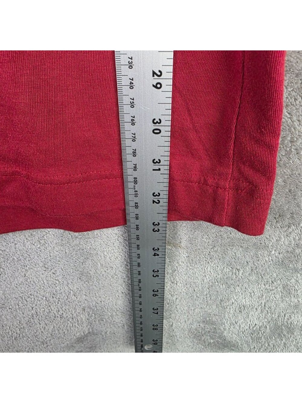 Womens Nike Oklahoma Sooners Red T Shirt Dress Striped Sleeves Cotton Blend L - Picture 6 of 8